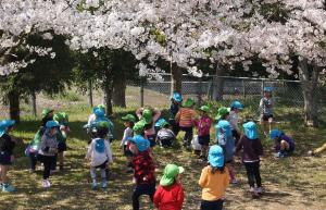 園庭の様子(ゆたか幼稚園)