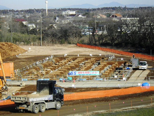 h270202_B_公用車車庫・防災倉庫棟_南東より