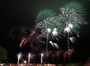 稲敷夏祭り花火大会様子