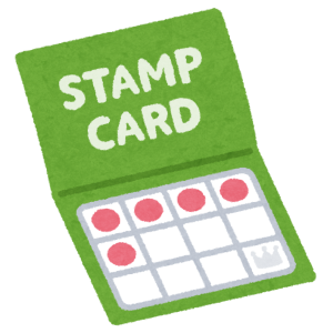 スタンプラリーのイラスト