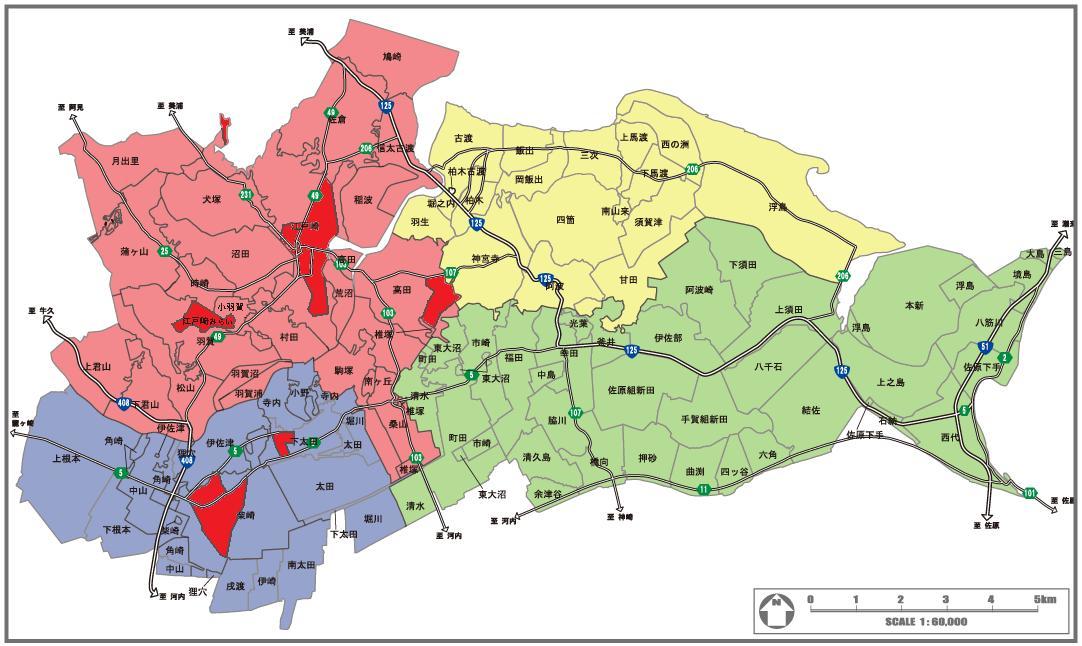 都市計画簡易図