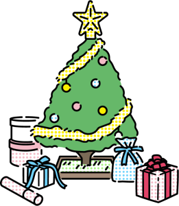 クリスマスツリーのイラスト