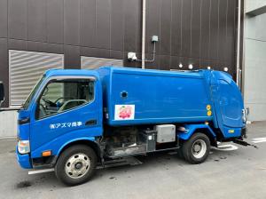 20周年ロゴマグネット付き　ごみ収集車