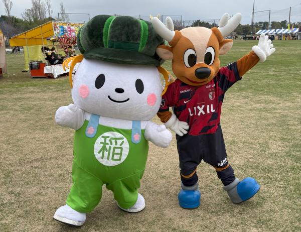 いなのすけとシカオくん