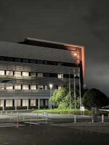 庁舎ライトアップ１